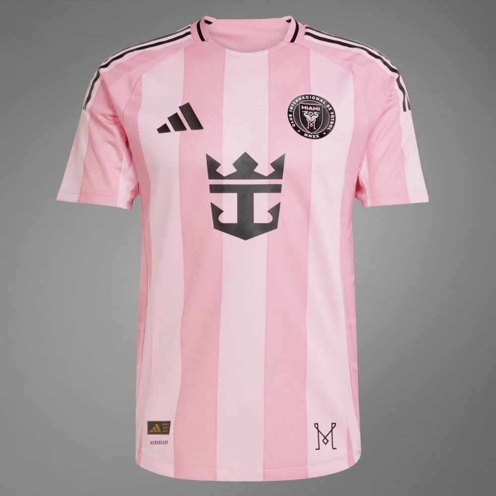(MENS S) ADIDAS Inter Miami CF 25/26 MESSI Home AUTHENTIC Pink Black JI6818 $180